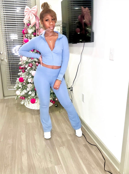 Flare me out Set (Blue )